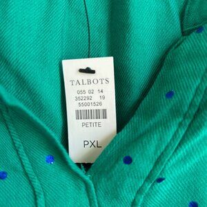 Green and Blue knit Top